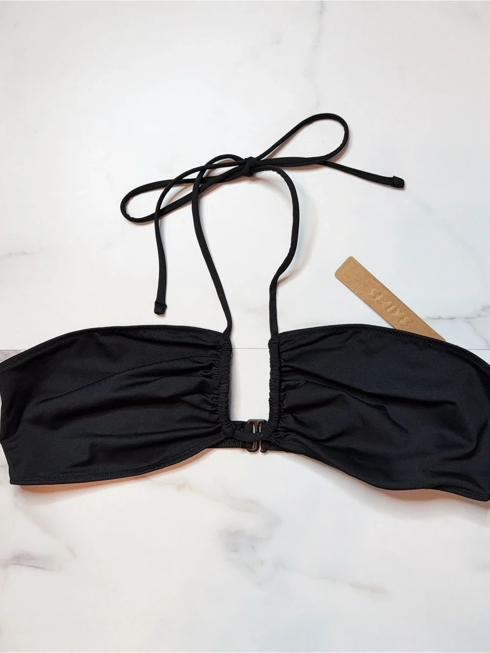 NWT Skims Signature Swim Halter Bikini Top